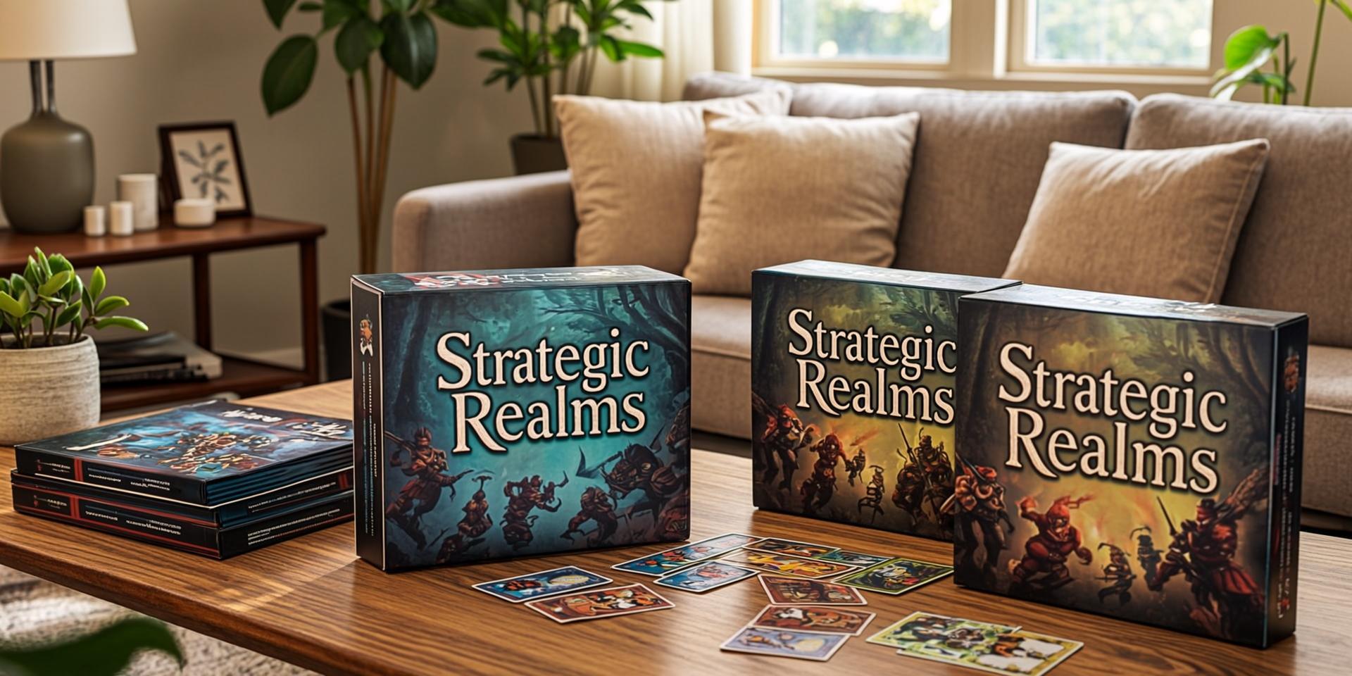 Strategic Realms board game collection with personalized recommendations